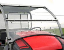moco Kawasaki Mule 600 / 610 Folding Aero-Vent Front Windshield by