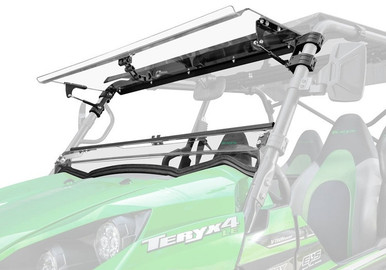 Enhance Your Ride: SuperATV's Durable Flip Windshield for Kawasaki