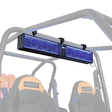 Upgrade Your UTV: Kemimoto 33'' 8-Speaker RGB UTV Bluetooth