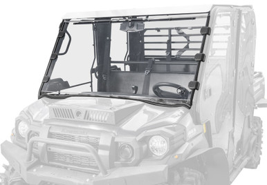 Kawasaki Mule Pro Scratch-Resistant Full Windshield by SuperATV WS