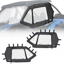 Kawasaki Mule Soft Cab Enclosure Doors by Kemimoto B0115-02101BK
