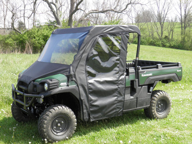 ハニカムページ Kawasaki Pro FX/DX Full Cab Enclosure with Vinyl Windshield (Full