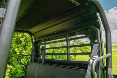 Kawasaki Mule Pro FXT Rear Glass Safety Windshield and Metal