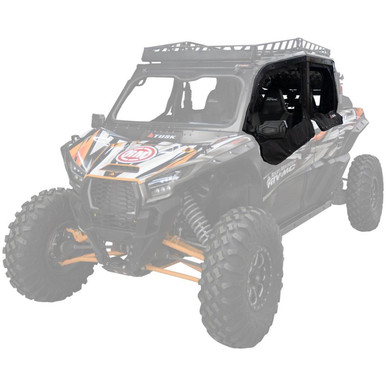 Kawasaki Teryx KRX4 Zipperless Upper Door Kit by Tusk - 2005020018-EKO