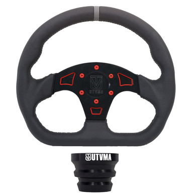 Kawasaki Teryx KRX 1000 DriftX Leather Steering Wheel w/ Hub by