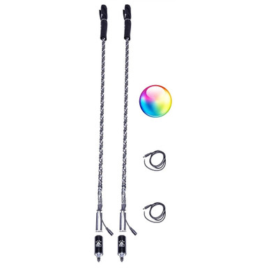 Kawasaki 2x LED Whips w/ Bluetooth - 5150 Whips