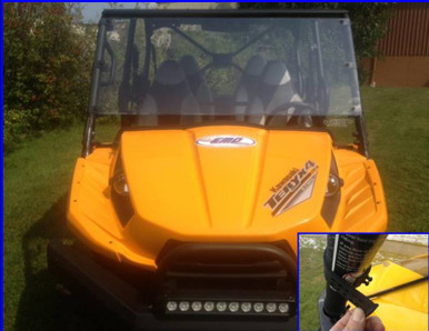 Kawasaki Teryx and Teryx4 Hard Coat Full Windshield by Extreme