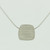 Fower Neukit Box pendant in textured sterling silver