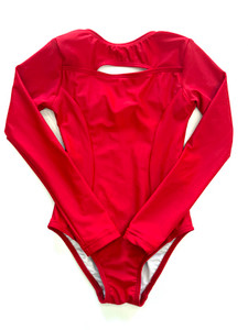 Skylar Leotard Red Coat Long Sleeve Child 8