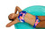 Girls Frilled Two Piece Swimwear - Aloha Blue