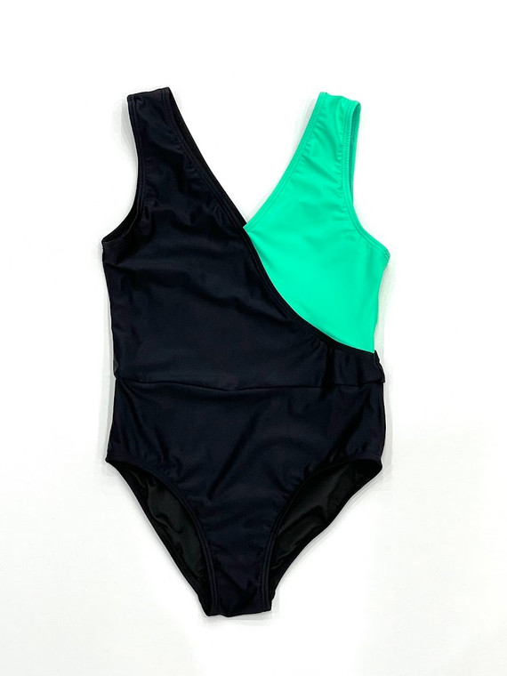 Leotard "Trinity"  Black / Malta A10