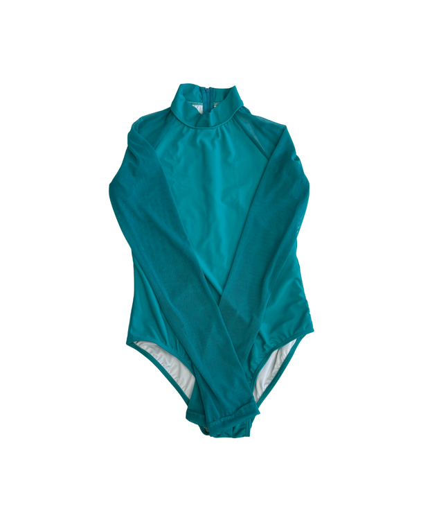  Leotard "Sophie Mesh Long Sleeve" Amalfi Adult 12