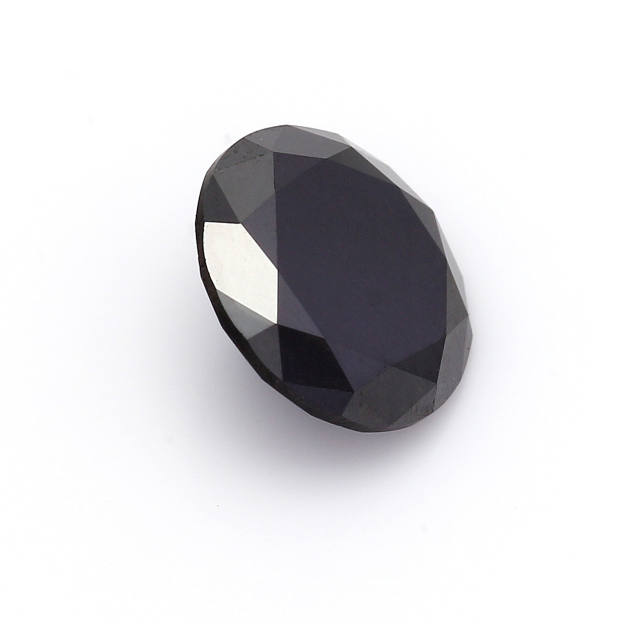 Natural Black Diamond Round Brilliant Cut 7mm 1.50 Carat GSCNBD001