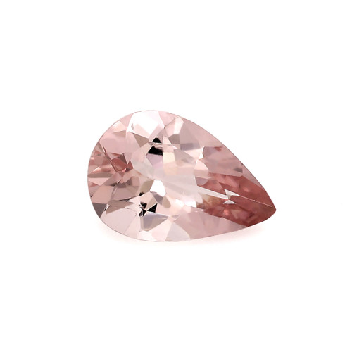 Peach Morganite Pear 0.84 Carats 9X6 mm GSCPEMO093