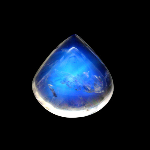 Rainbow Moonstone Pear Cabochon  5.85 Carats 12X12 mm GSCRMO095