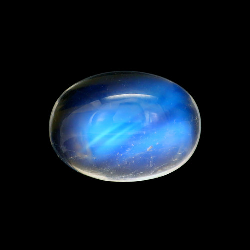 Rainbow Moonstone Oval Cabochon 8X11 mm 3.56 Carats  GSCRMO118