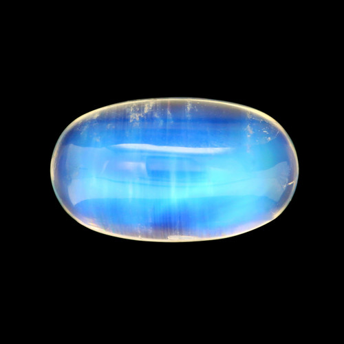 Rainbow Moonstone Oval Cabochon 5.54 Carats 8X14 mm GSCRMO138