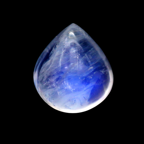 Rainbow Moonstone Pear Cabochon 9X10 mm 3.47 Carats  GSCRMO164