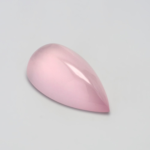 Rose Quartz  Pear Cabochon 40.36X23X13.71 mm 78.05 Carats GSCRQ017