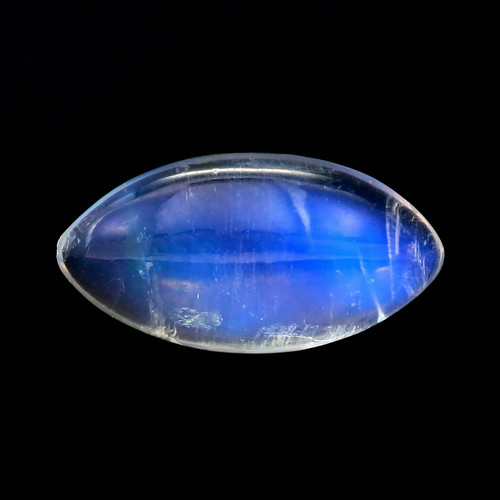 Rainbow Moonstone Marquise Cabochon 6X12 mm 1.58 Carats  GSCRMO180