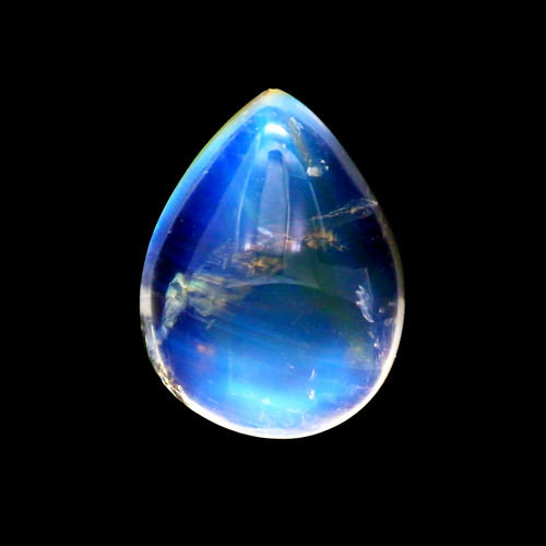 Rainbow Moonstone Pear Cabochon 2.69 Carats 8X10 mm GSCRMO184