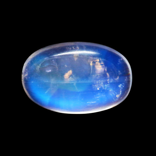 Rainbow Moonstone  Oval Cabochon 7X11 mm 2.83 Carats  GSCRMO194