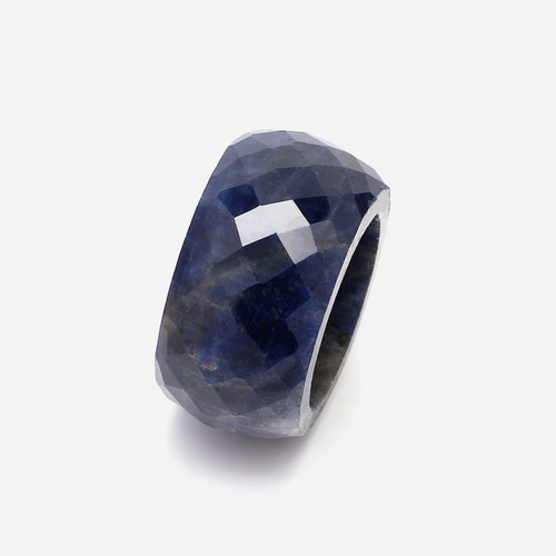 Blue Sapphire Faceted Ring  Size 9  115.20 Carat GSCBS0018