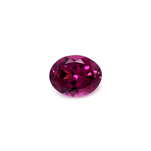 Rhodolite  Oval Faceted Cut 8X10 mm 3.37 Carat  GSCRH004