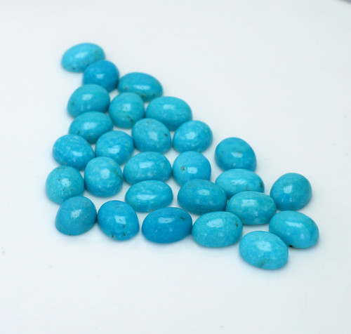 Turquoise Oval Cabochon 9X7 mm 27 Piece 48.94 Carats GSCTU016