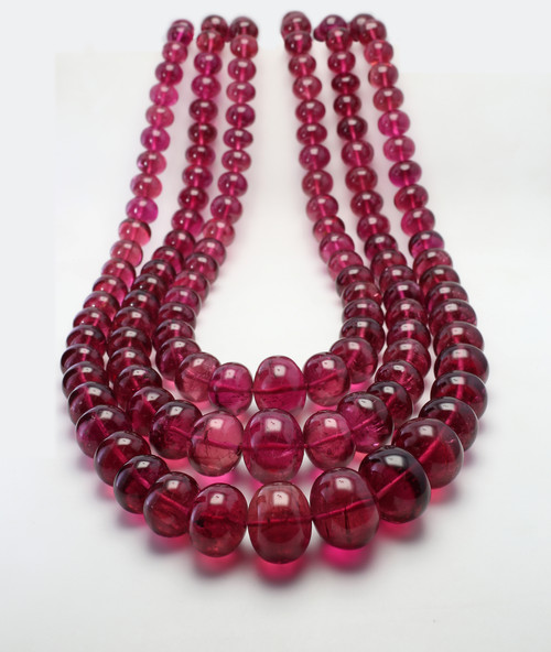 Rubylite Round Beads 3 Line 18.72X6.70 mm 1645.25 Carat GSCRL002