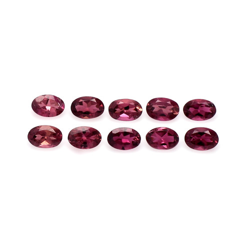 Pink Tourmaline Oval Faceted 4X6 mm 10 Piece 4.56 Carats GSCTO307