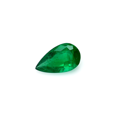 Emerald Pear Faceted  7 X 11 mm 1.74 Carats GSCEM0053