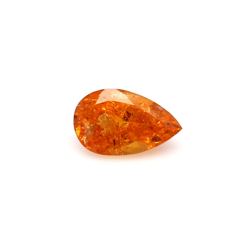 Spessartite Pear Faceted 6 X  10 mm 2.35 Carats GSCSPS022