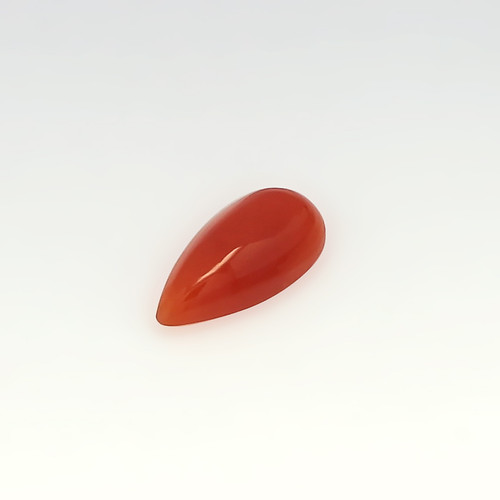 Fire Opal Pear Cabochon 6X11.5 mm 1.17 Carats GSCFO104