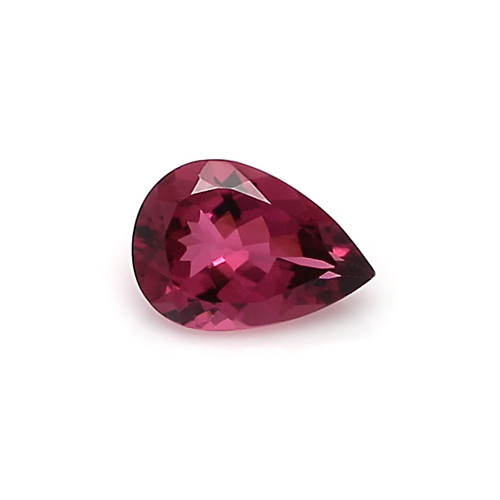 Pink Tourmaline Pear Faceted 7X10 mm 1.57 Carats GSCTO398