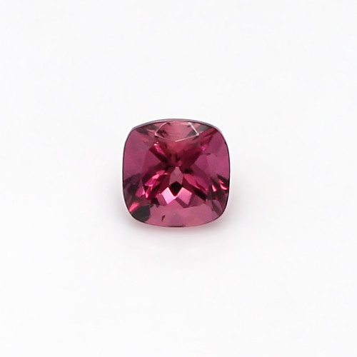 Pink Tourmaline Cushion Faceted 6X6 mm 1.26 Carats GSCTO407