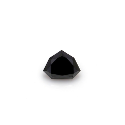 Natural Black Diamond Fancy Cut  5.45X7.11 mm 1.04 Carats GSCBD017