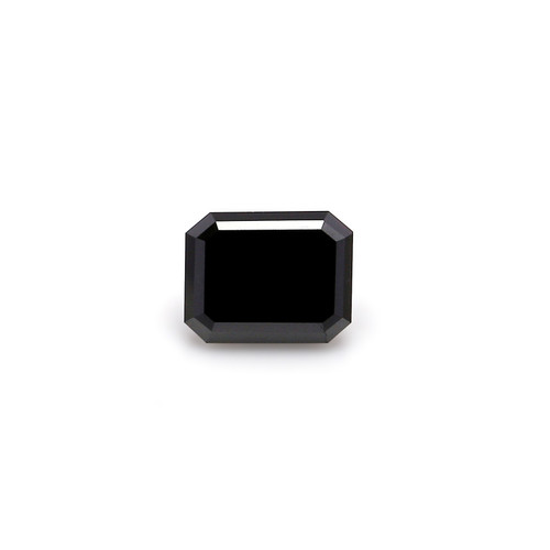 Natural Black Diamond  Octagon  5.55X7.06 mm 1.37 Carat GSCBD021