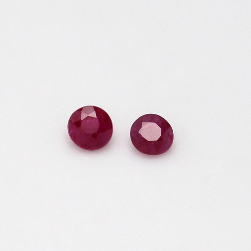 Ruby Round Faceted  4 mm 0.66 Carats GSCRUB0038