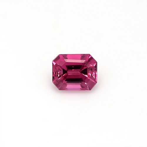 Rubellite Tourmaline Octagon Faceted 7X9 mm 2.66 Carats GSCTO430