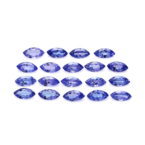 Tanzanite Marquise Faceted 4X8 mm 19 Piece 10.49 Carats GSCTZ0037