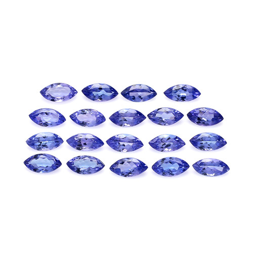 Tanzanite Marquise Faceted 4X8 mm 19 Pieces 10.49 Carats GSCTZ0037