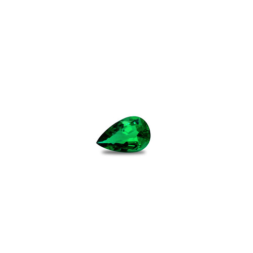 Emerald Faceted Pear 7.5X5 mm 0.55 Carat GSCEM0124
