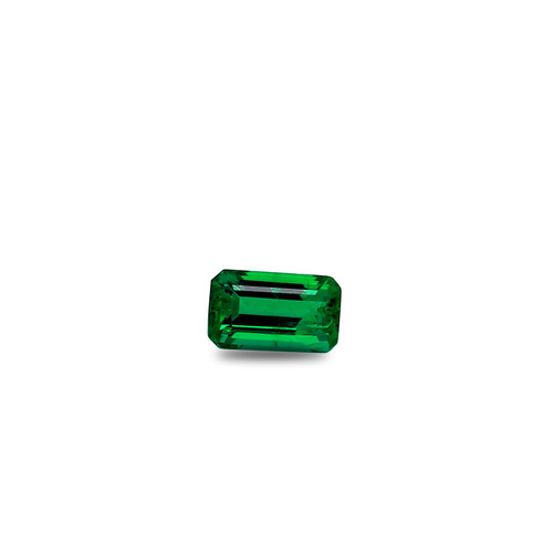 Emerald Faceted Octagon 8X5 mm 0.88 Carat GSCEM0138