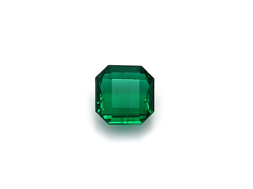 Emerald Faceted Octagon 7X7 mm 1.63 Carats GSCEM0189