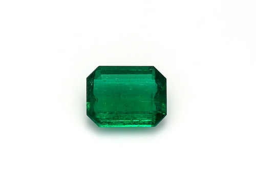 Emerald Faceted Octagon 8.74X11.44 mm 3.53 Carat GSCEM0193