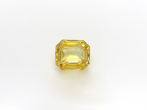 Natural Yellow Sapphire Octagon Faceted 8.40X9.65 mm 5.54 Carats GSCYS016