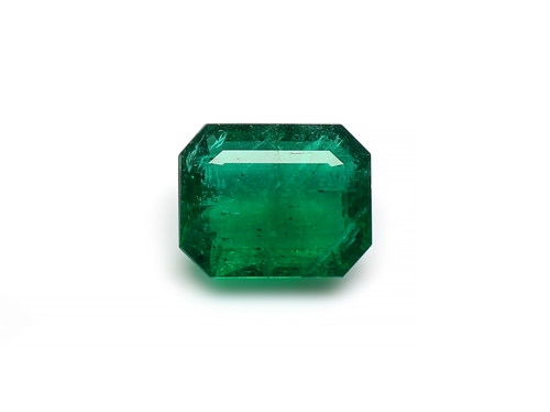 Emerald Faceted Octagon 12X15 mm 9.86 Carats GSCEM0274