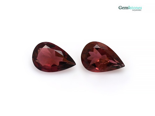 Tourmaline Pear Faceted 6X9 mm 2 Piece 2.07 Carats GSCTO591