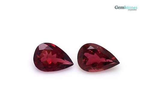 Tourmaline Pear Faceted 6X9 mm 2 Piece 2.09 Carats GSCTO593